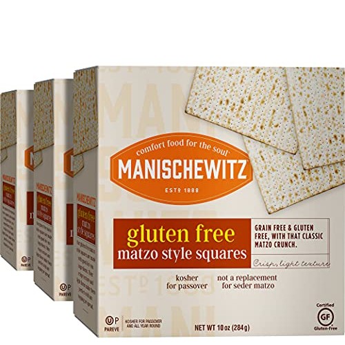 Manischewitz All Natural Gluten-Free Matzo Style Squares, 10 Oun