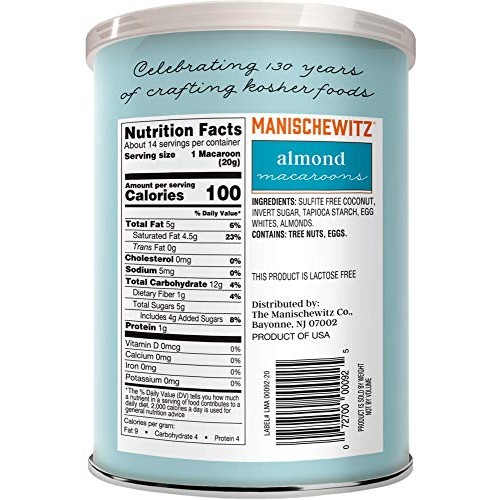 Manischewitz Almond Macaroons, 10 Oz