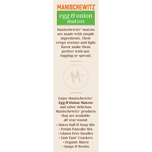 Manischewitz Egg &Amp; Onion Matzo 10Oz 2 Pack