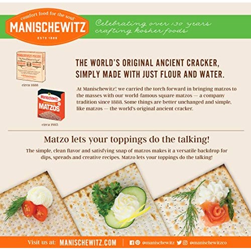 Manischewitz Egg &Amp; Onion Matzo 10Oz 2 Pack