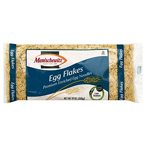 Manischewitz Egg Flakes, Premium Enriched Egg Noodles, 12.0 Ozp