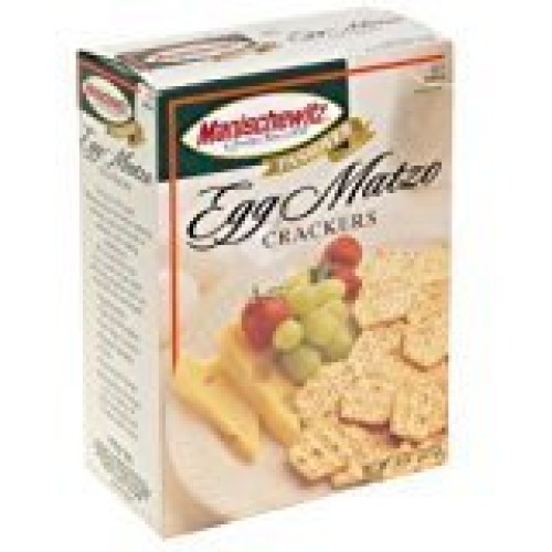 Manischewitz Egg Matzo Crackers Kosher For Passover 8 Oz. Pack O