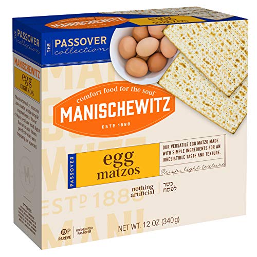 Manischewitz Egg Matzos Kosher For Passover 12 Oz. Pack Of 3.