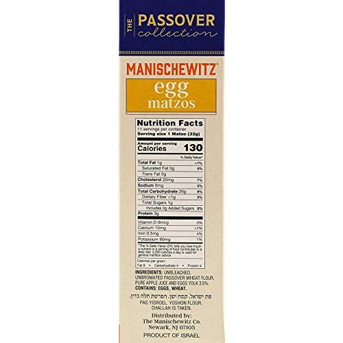 Manischewitz Egg Matzos, Passover Matzos Crackers, Fresh And Cri
