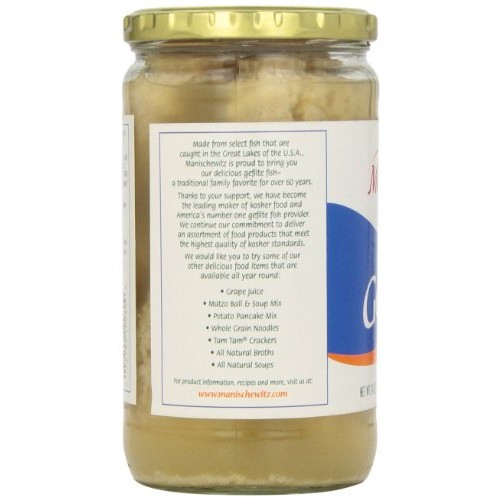 Manischewitz Gefilte Fish In Liquid Broth, 24 Oz