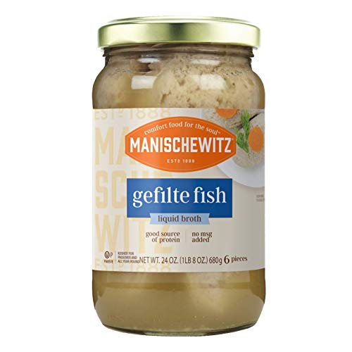 Manischewitz Gefilte Fish In Liquid Broth, Kosher For Passover,