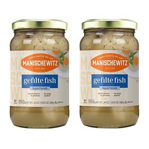 Manischewitz Gefilte Fish In Liquid Broth, Kosher For Passover,