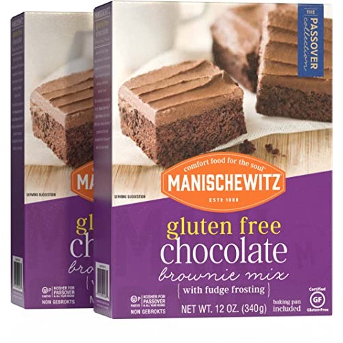Manischewitz Gluten Free Chocolate Brownie Mix With Fudge Frosti...