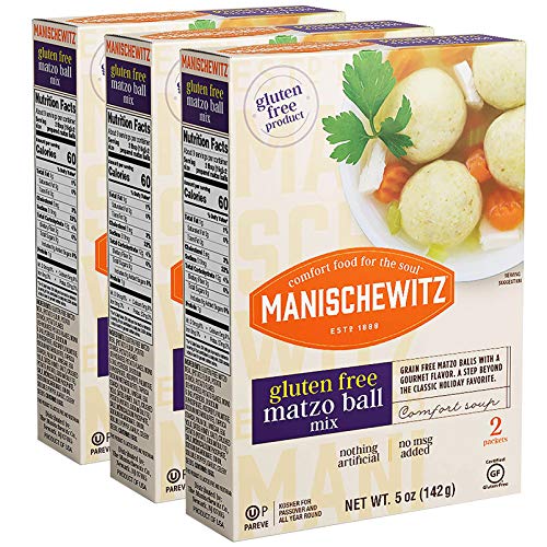 Manischewitz Gluten Free Matzo Ball Mix, 5 Ounce Pack Of 3 Eas