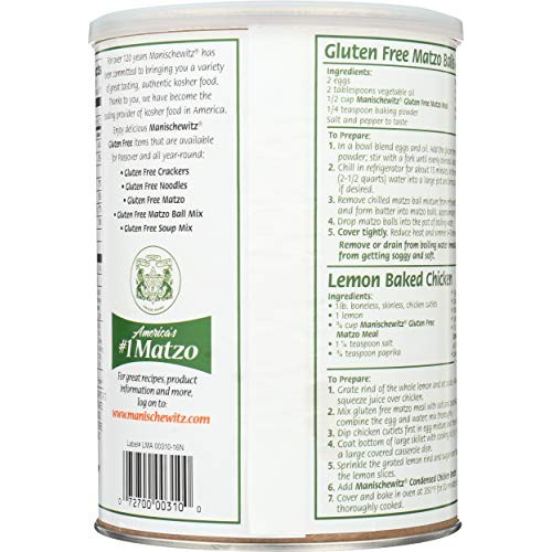 Manischewitz Gluten Free Matzo Meal, 15 Ounce