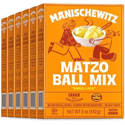 Manischewitz Matzo Ball Mix, 5 Oz. (6 Pack) Easy Prep | Kosher f...