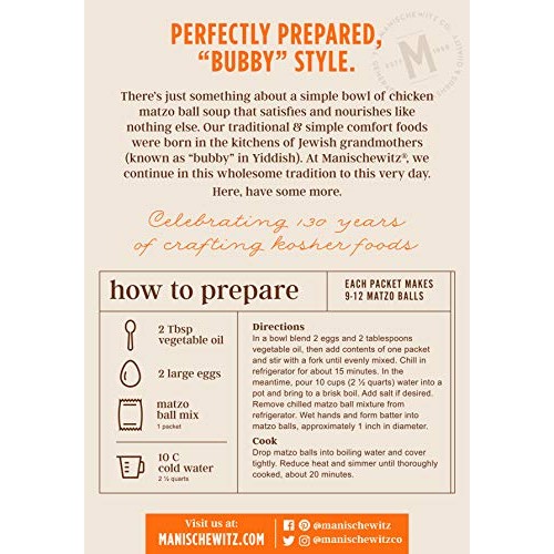 Manischewitz Matzo Ball Mix Kosher For Passover, 5 Oz, 2 Pk