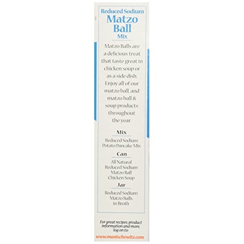 Manischewitz Matzo Ball Mix, Low Sodium, 5 Ounce