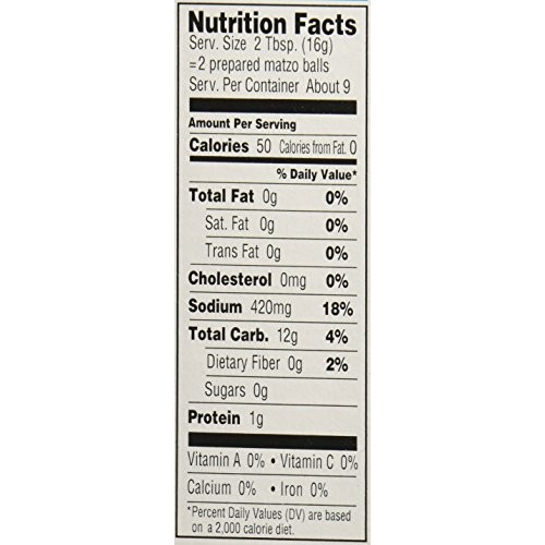 Manischewitz Matzo Ball Mix, Low Sodium, 5 Ounce