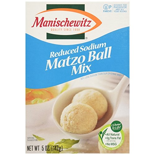 Manischewitz Matzo Ball Mix, Low Sodium, 5 Ounce