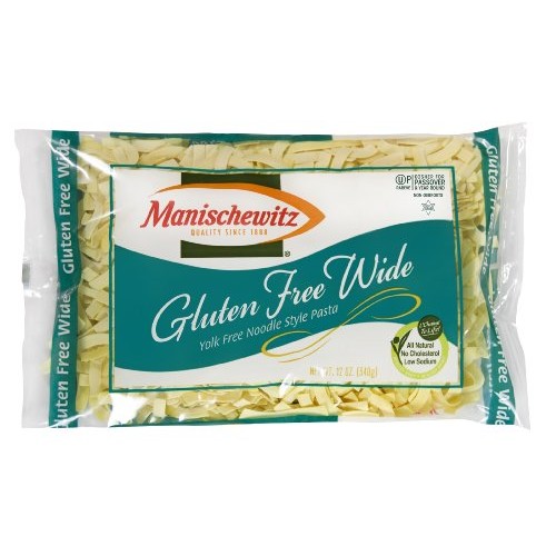 Manischewitz Noodle, Gold Wide Egg, Passover, 12-Ounce Pack Of 4