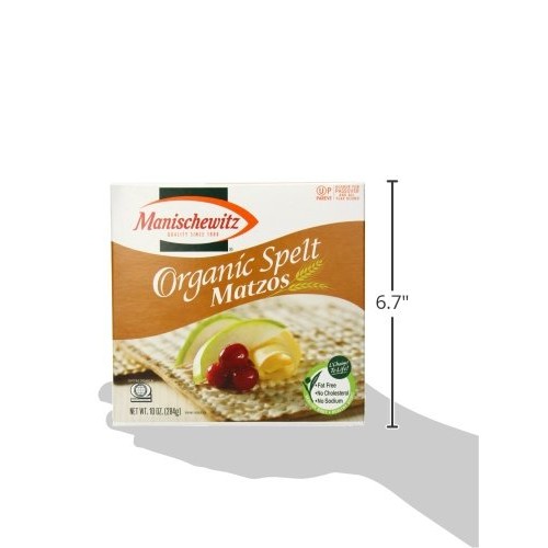 Manischewitz Organic Spelt Matzo Cracker, 10 Ounce