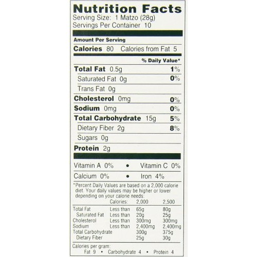 Manischewitz Organic Spelt Matzo Cracker, 10 Ounce