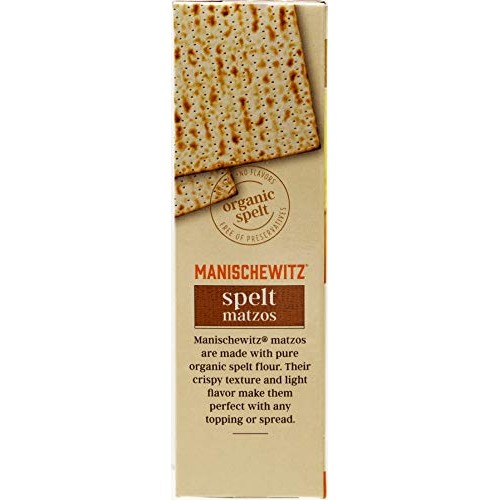 Manischewitz Organic Spelt Matzo, Kosher For Passover, 10 Ounce