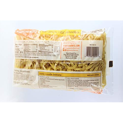 Manischewitz Premium Enriched Fine Egg Noodles 12Oz 4 Pack Gre