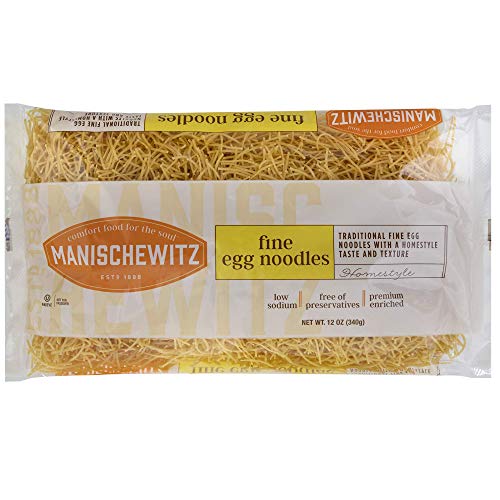 Manischewitz Traditional Fine Egg Noodles 12Oz Bag 1 Pack