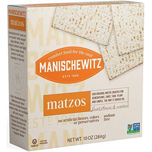 Manischewitz Unsalted Matzo, 10 Oz Single