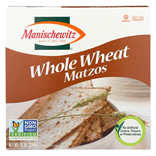 Manischewitz Whole Wheat Matzos, 10 Ounce Pack Of 12