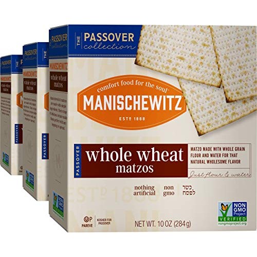 Manischewitz Whole Wheat Matzos Kosher For Passover 10 Oz. Pack