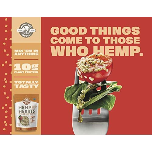Manitoba Harvest Hemp Hearts Raw Shelled Hemp Seeds, 16Oz; 10G P