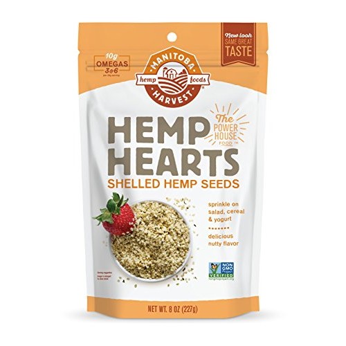 Manitoba Harvest Hemp Hearts Shelled Hemp Seeds, 8Oz Pack Of 2