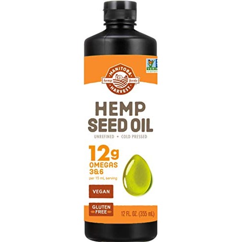 Manitoba Harvest Hemp Seed Oil, Cold Pressed, 10G Of Omegas Per