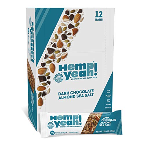 Manitoba Harvest Hemp Yeah! Bars, Dark Chocolate Almond Sea Salt