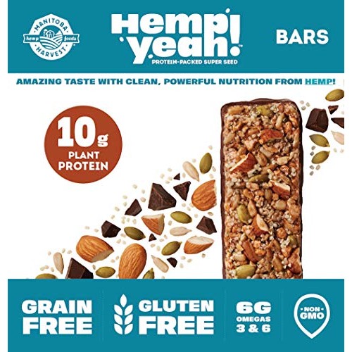 Manitoba Harvest Hemp Yeah! Bars, Dark Chocolate Almond Sea Salt