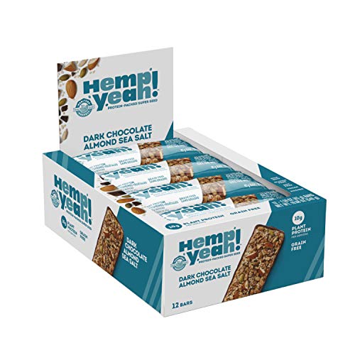 Manitoba Harvest Hemp Yeah! Bars, Dark Chocolate Almond Sea Salt