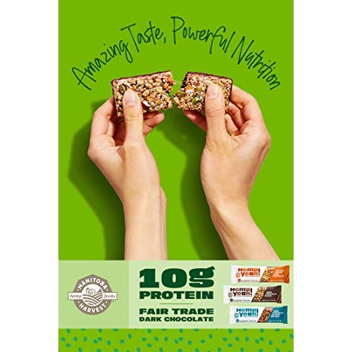 Manitoba Harvest Hemp Yeah! Bars, Dark Chocolate Cacao 12 Bars