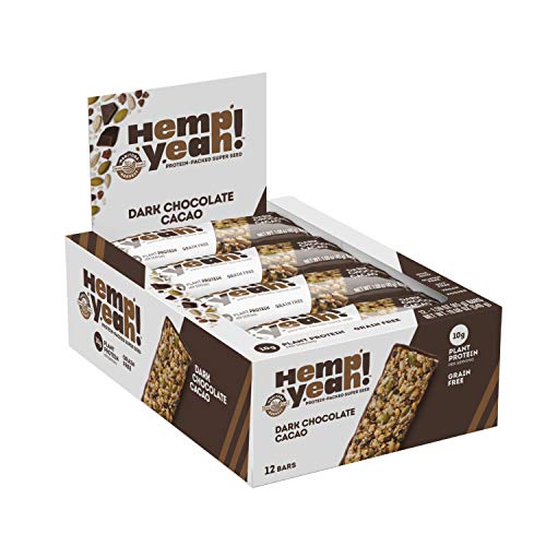 Manitoba Harvest Hemp Yeah! Bars, Dark Chocolate Cacao 12 Bars
