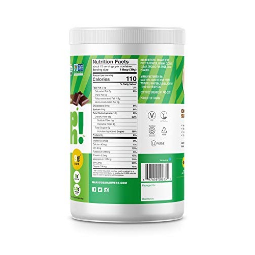 Manitoba Harvest Hemp Yeah! Organic Max Fiber Protein Powder, Ch