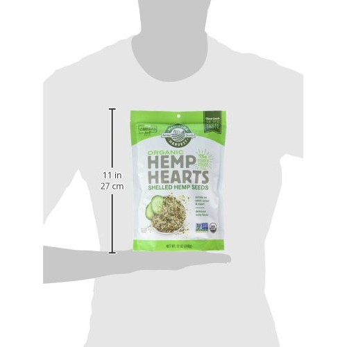 Manitoba Harvest Organic Hemp Hearts Raw Shelled Hemp Seeds, 7 O