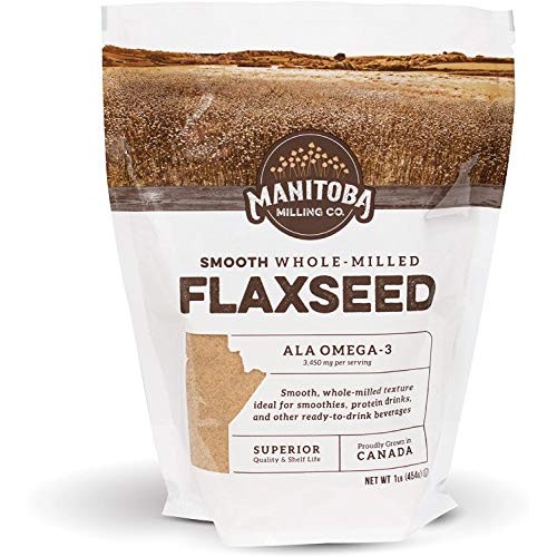 Manitoba Milling Finest Whole Milled Smooth Golden Flaxseed Flax