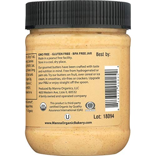 Manna Organics, Cashew Butter Coconut, 12 Ounce