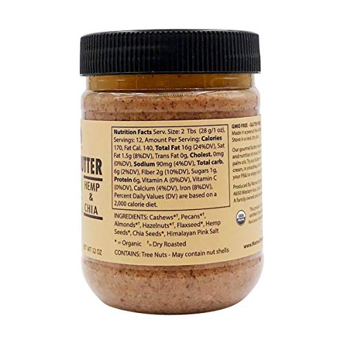 MANNA ORGANICS Nuts n Seeds Butter, 12 OZ