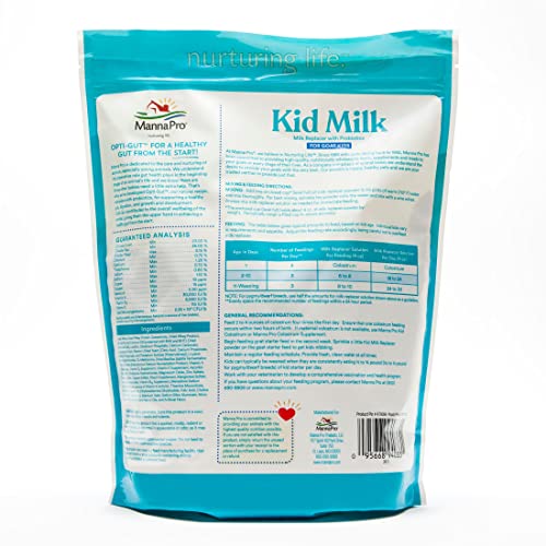 Manna Pro Milk Replacer With Probiotics For Goat Kids | High In