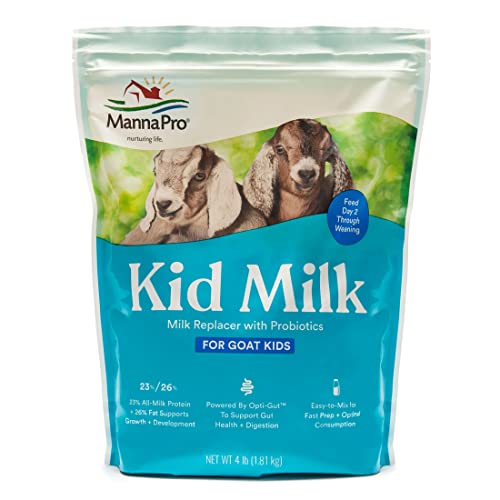 Manna Pro Milk Replacer With Probiotics For Goat Kids | High In