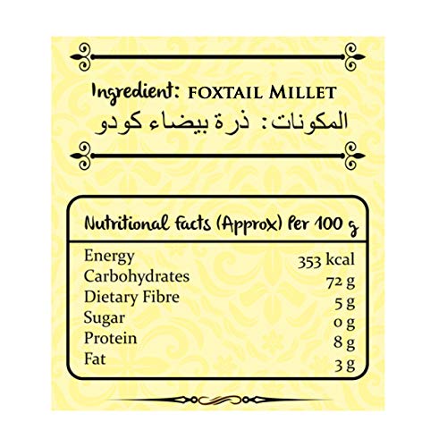 Ethnic Foxtail Millet Rice 2 Kg 70.74 Oz