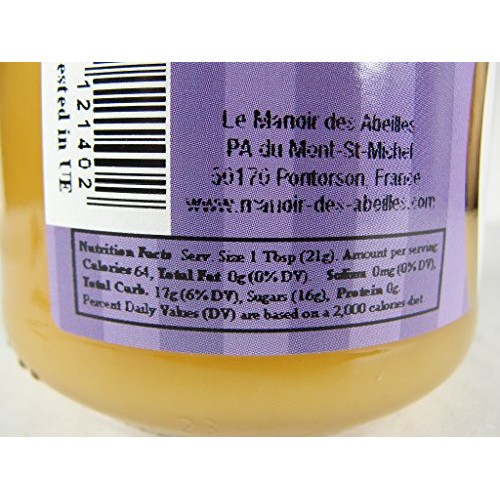 Manoir Des Abeilles · Lavender Honey, Glass Jar · 250G 8.8 Oz