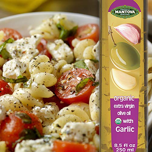 Mantova Garlic Organic Flavored Extra Virgin Olive Oil, Mantova