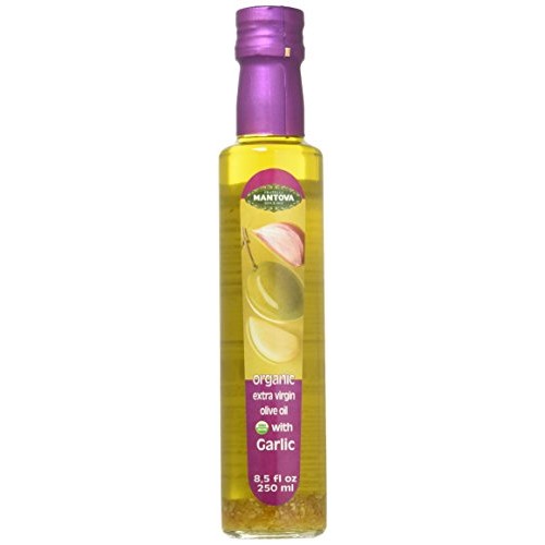 Mantova Garlic Organic Flavored Extra Virgin Olive Oil, Mantova