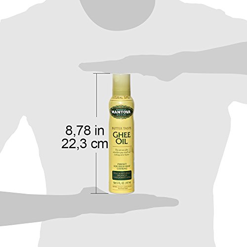 Mantova Ghee Butter Spray - 34% Ghee Butter | 33% Avocado Oil |