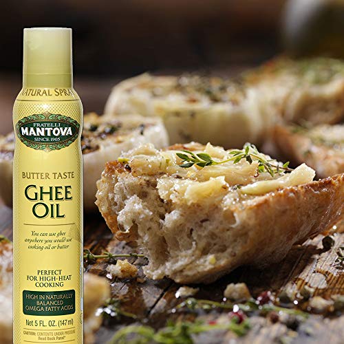 Mantova Ghee Butter Spray - 34% Ghee Butter | 33% Avocado Oil |