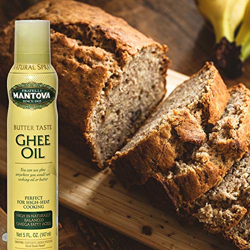 Mantova Ghee Butter Spray - 34% Ghee Butter | 33% Avocado Oil |